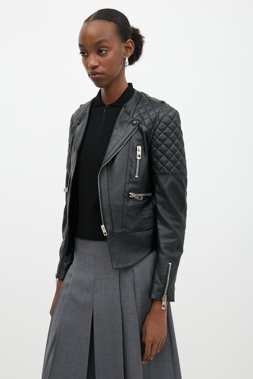 Balenciaga 2012 Leather Biker Jacket