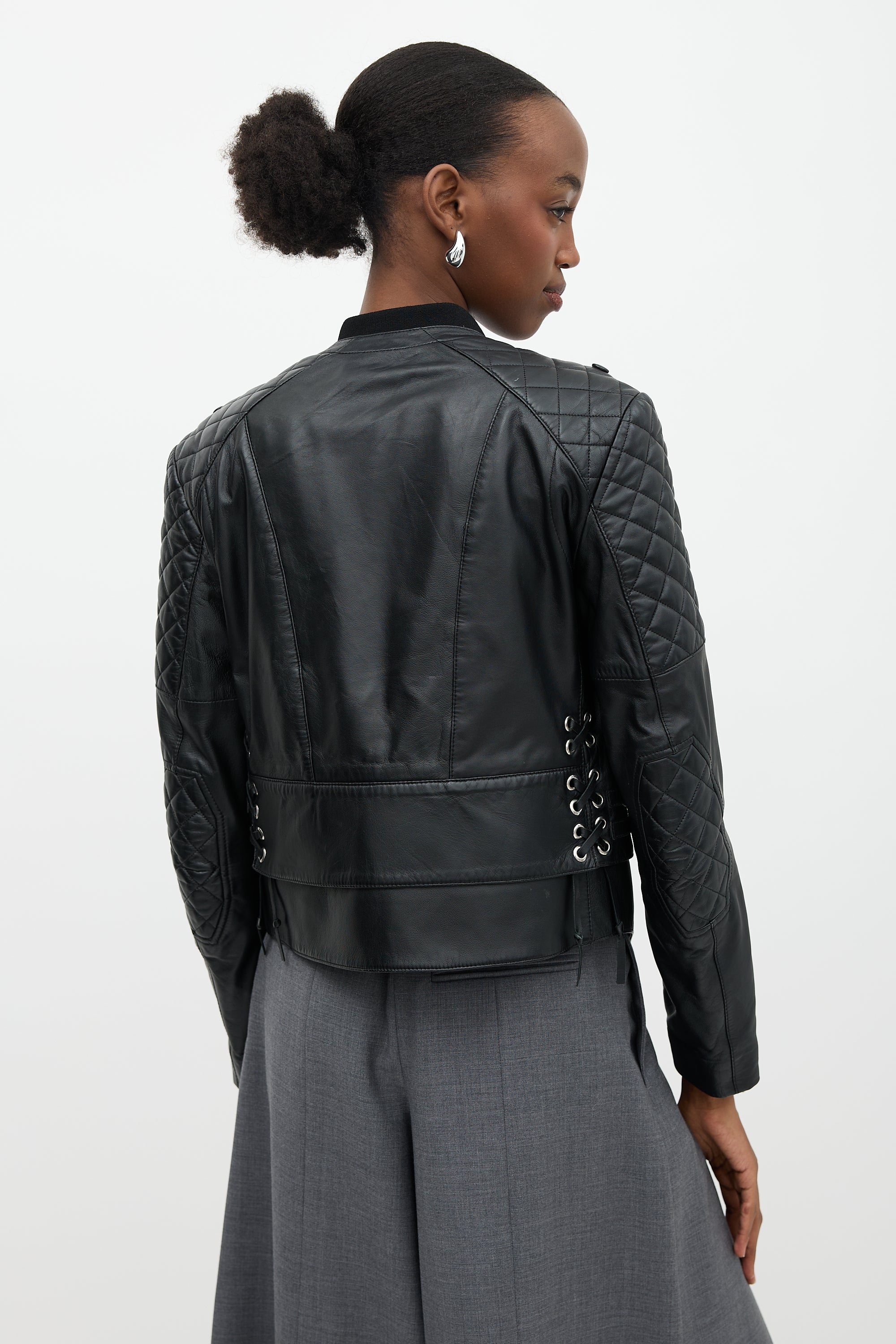Balenciaga 2012 Leather Biker Jacket