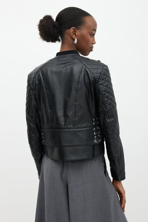 Balenciaga 2012 Leather Biker Jacket