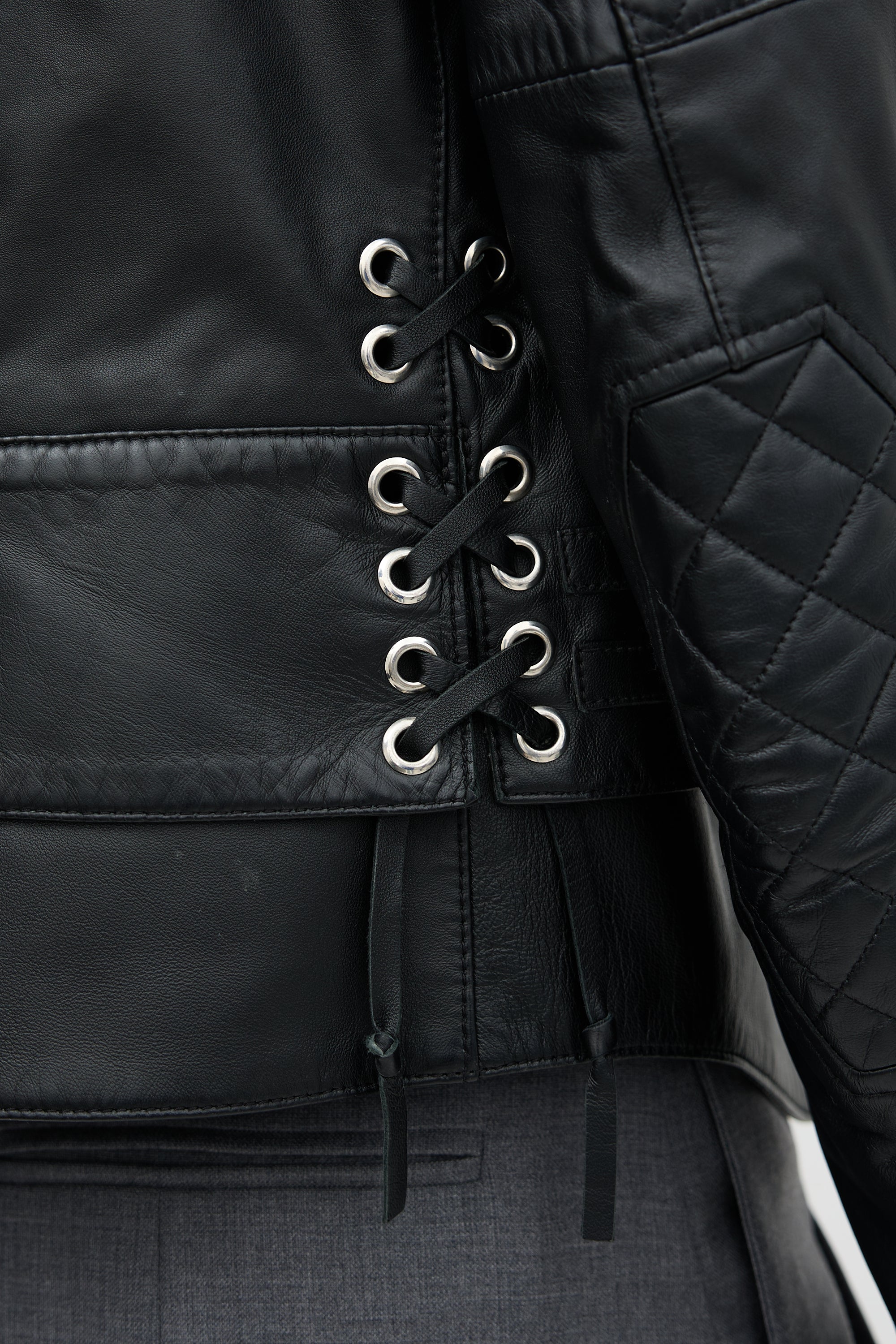Balenciaga 2012 Leather Biker Jacket