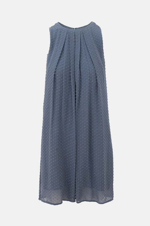 Balenciaga 2013 Silk Swiss Dot Dress