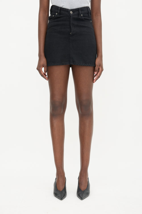 Balenciaga 2018 Denim Mini Skirt