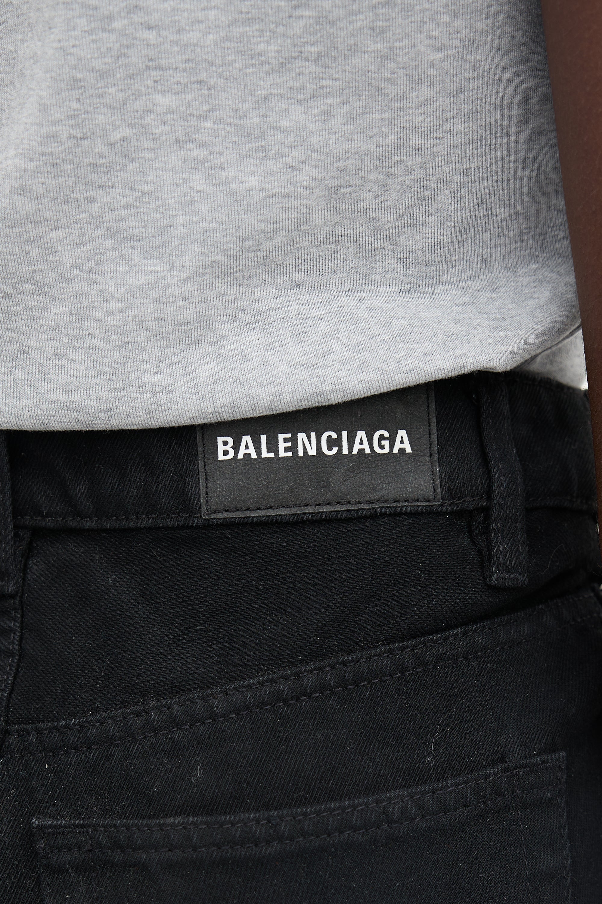 Balenciaga 2018 Denim Mini Skirt