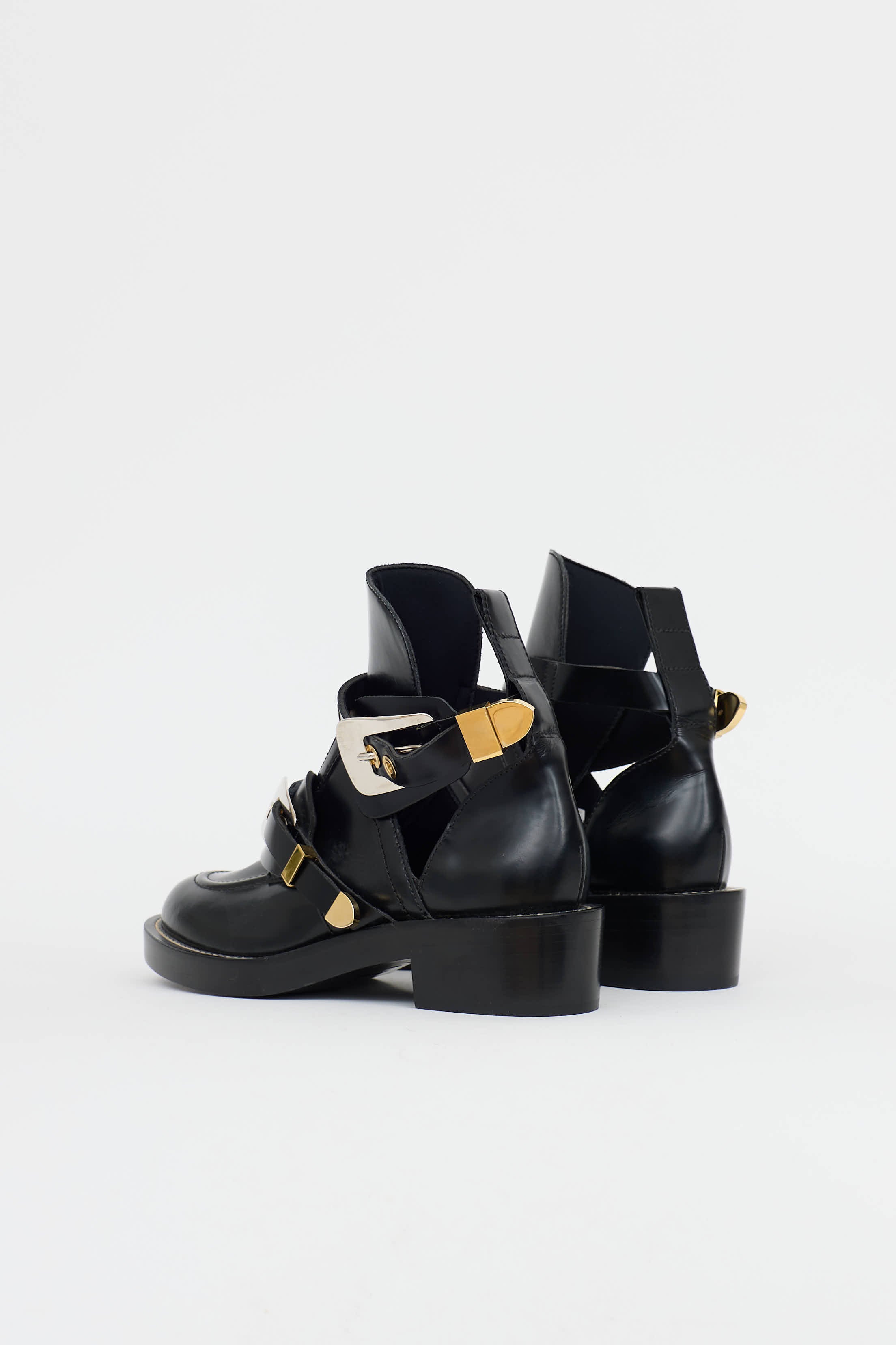 Balenciaga Leather Ceinture Boot
