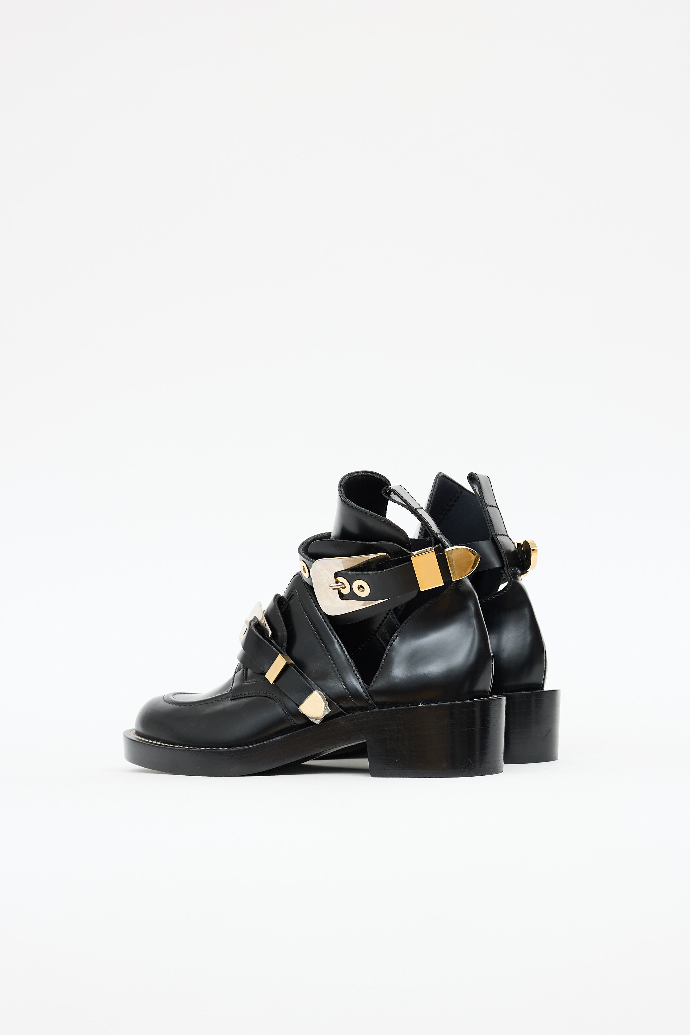 Balenciaga Buckle Cut Out Boot