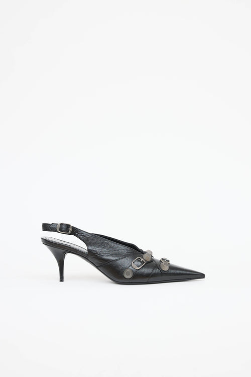 BalenciagaCagole Stud Slingback Pump