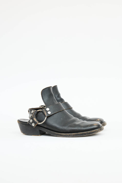 Balenciaga Distressed Santiago Mule