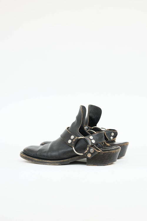 Balenciaga Distressed Santiago Mule