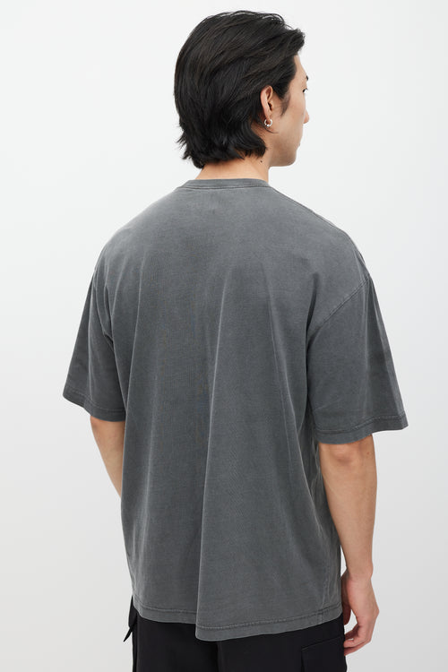 Balenciaga Black & Multicolour Photo Print T-Shirt