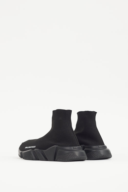 Balenciaga Black & White Speed Knit Sneaker