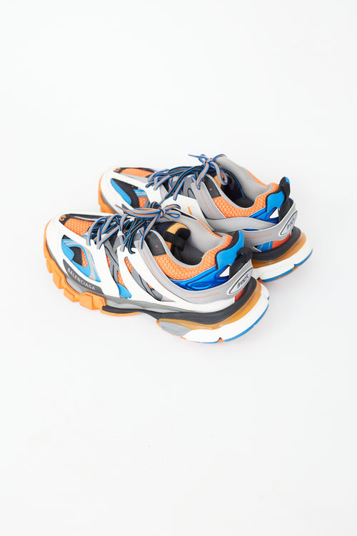 Balenciaga Blue & Orange Track Sneaker