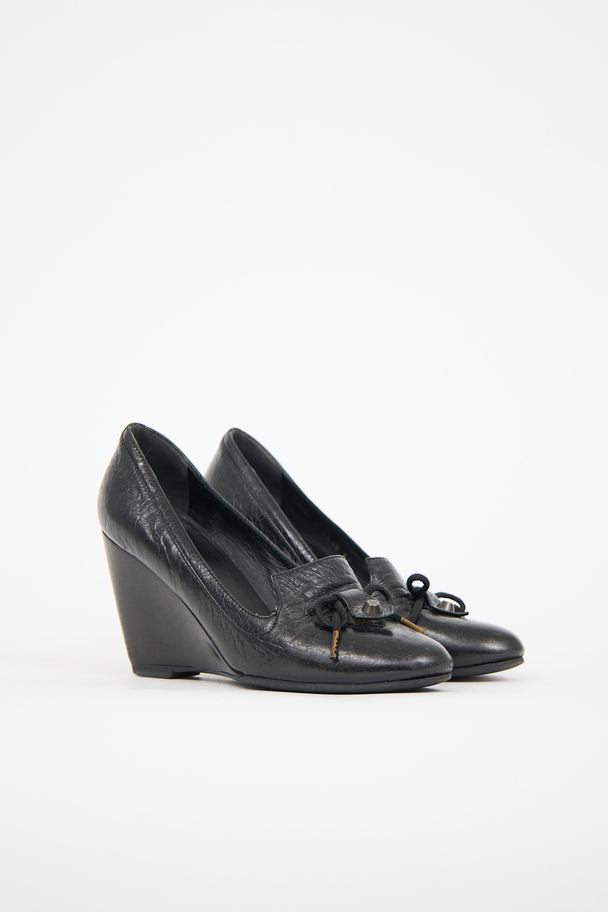 Balenciaga Bow Wedge Heel