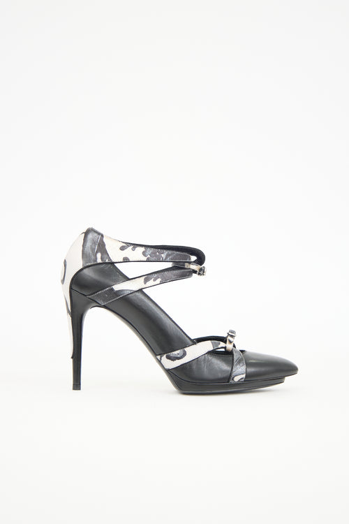Balenciaga FW 2011 Leather Camo Pump