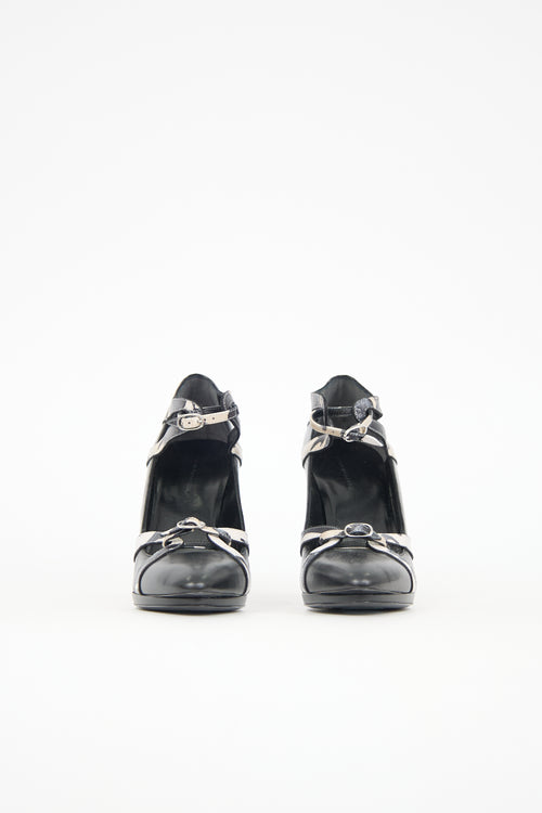 Balenciaga FW 2011 Leather Camo Pump