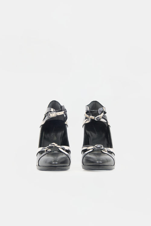 Balenciaga FW 2011 Leather Camo Pump