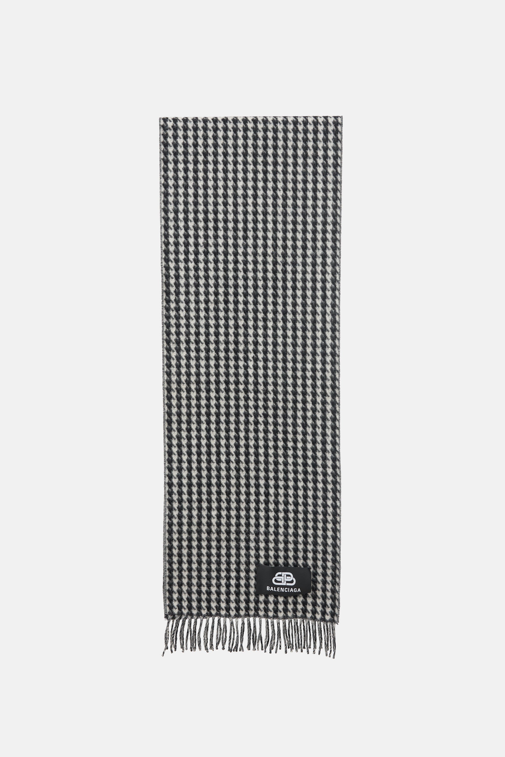 Balenciaga Cashmere Houndstooth Scarf