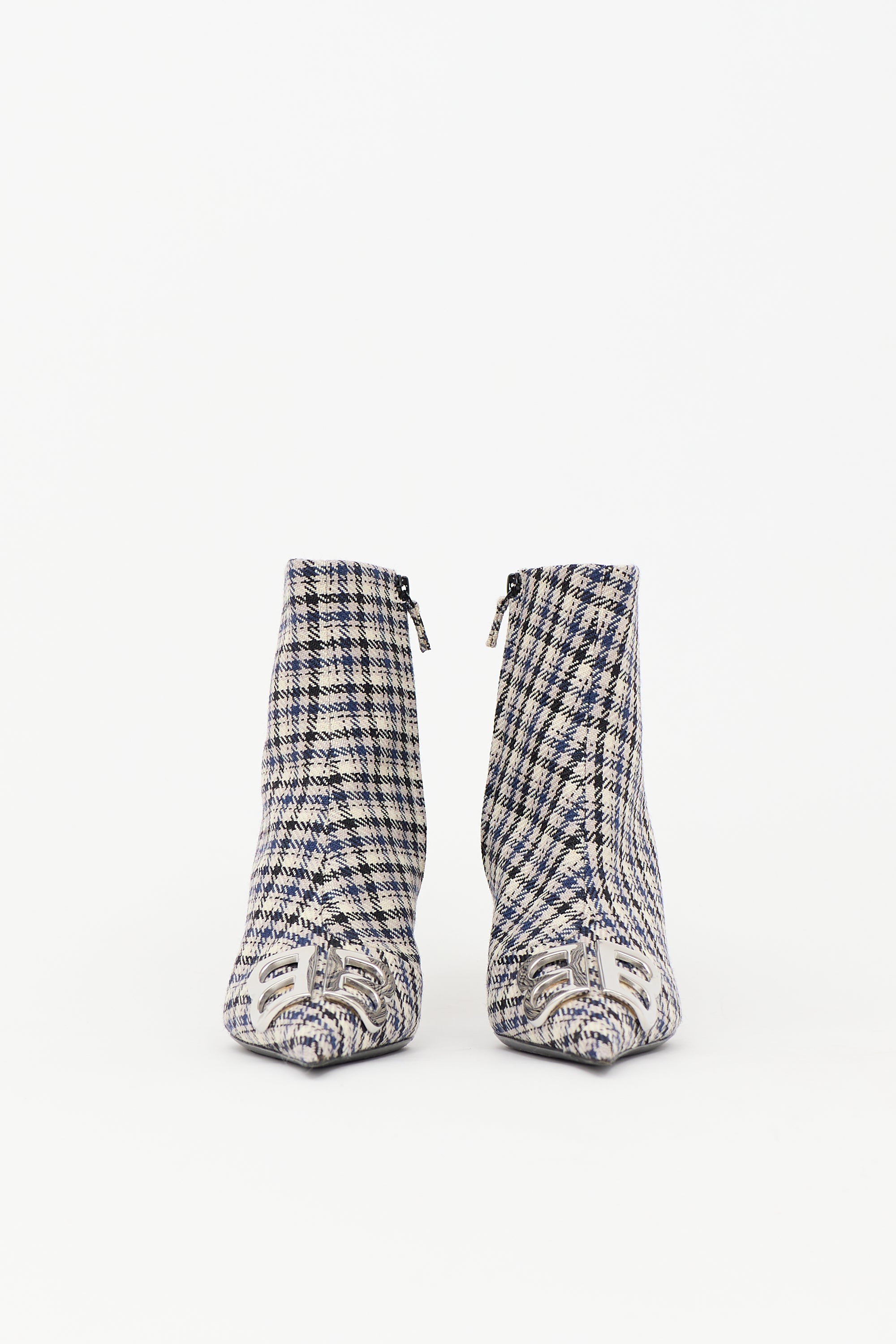 Balenciaga Check BB Ankle Boot