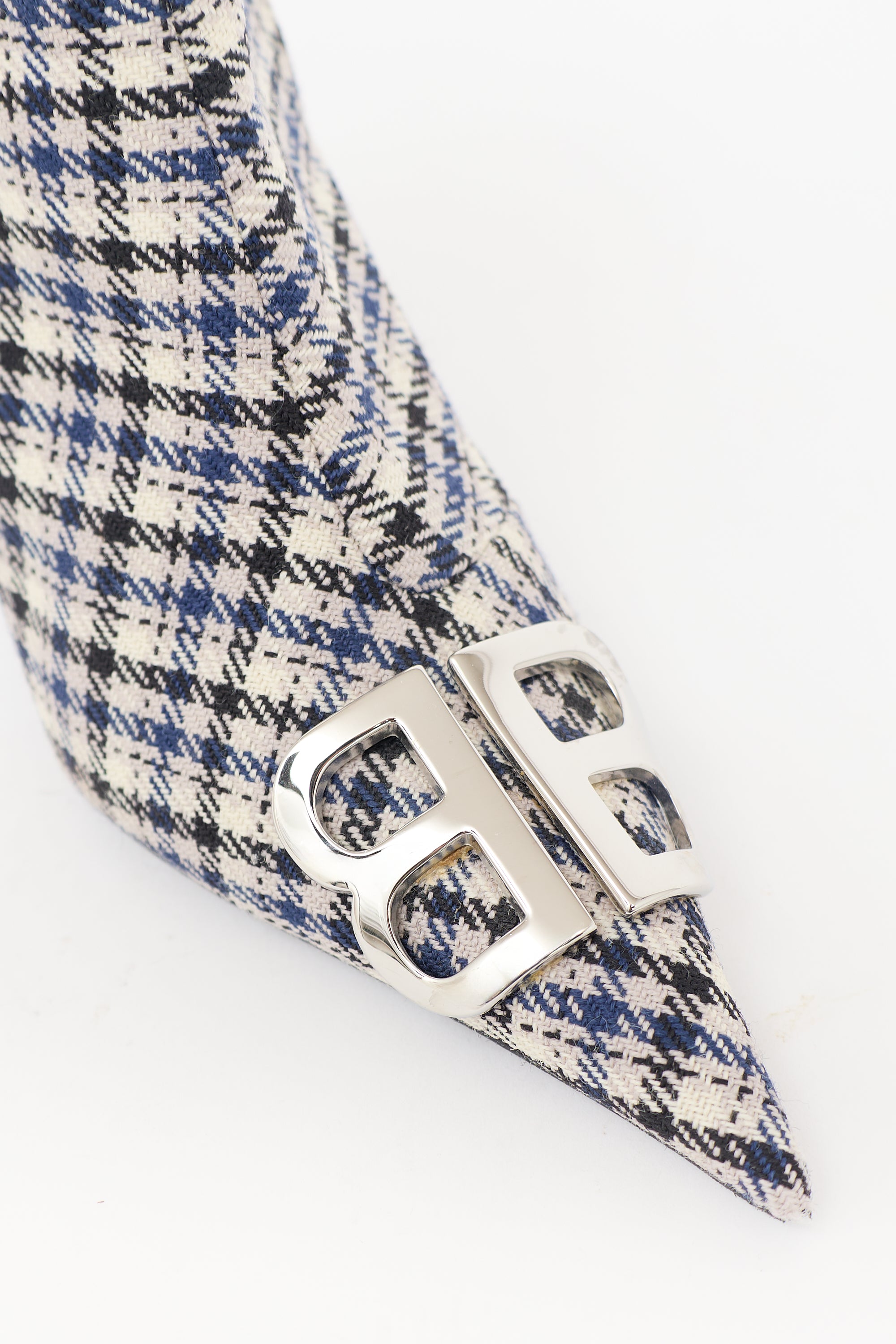Balenciaga Check BB Ankle Boot