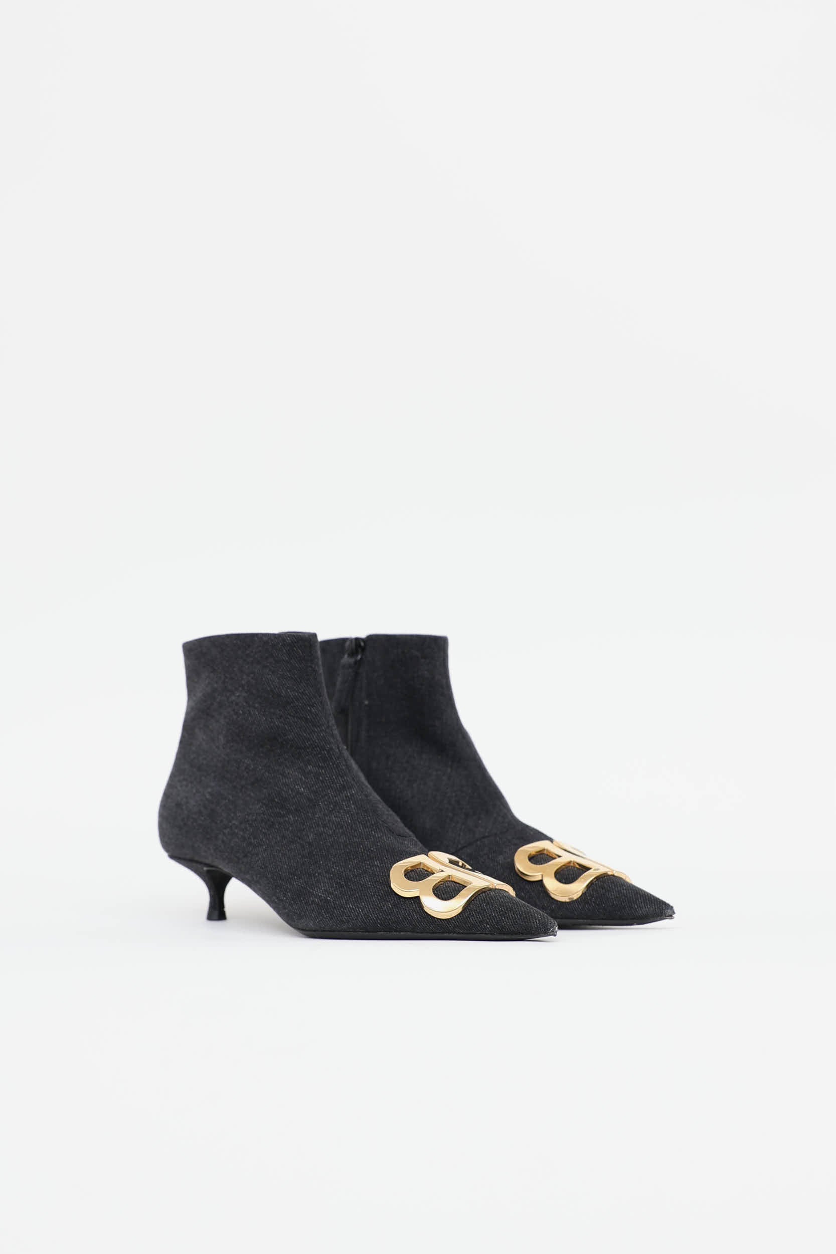 Balenciaga Denim Knife Boot
