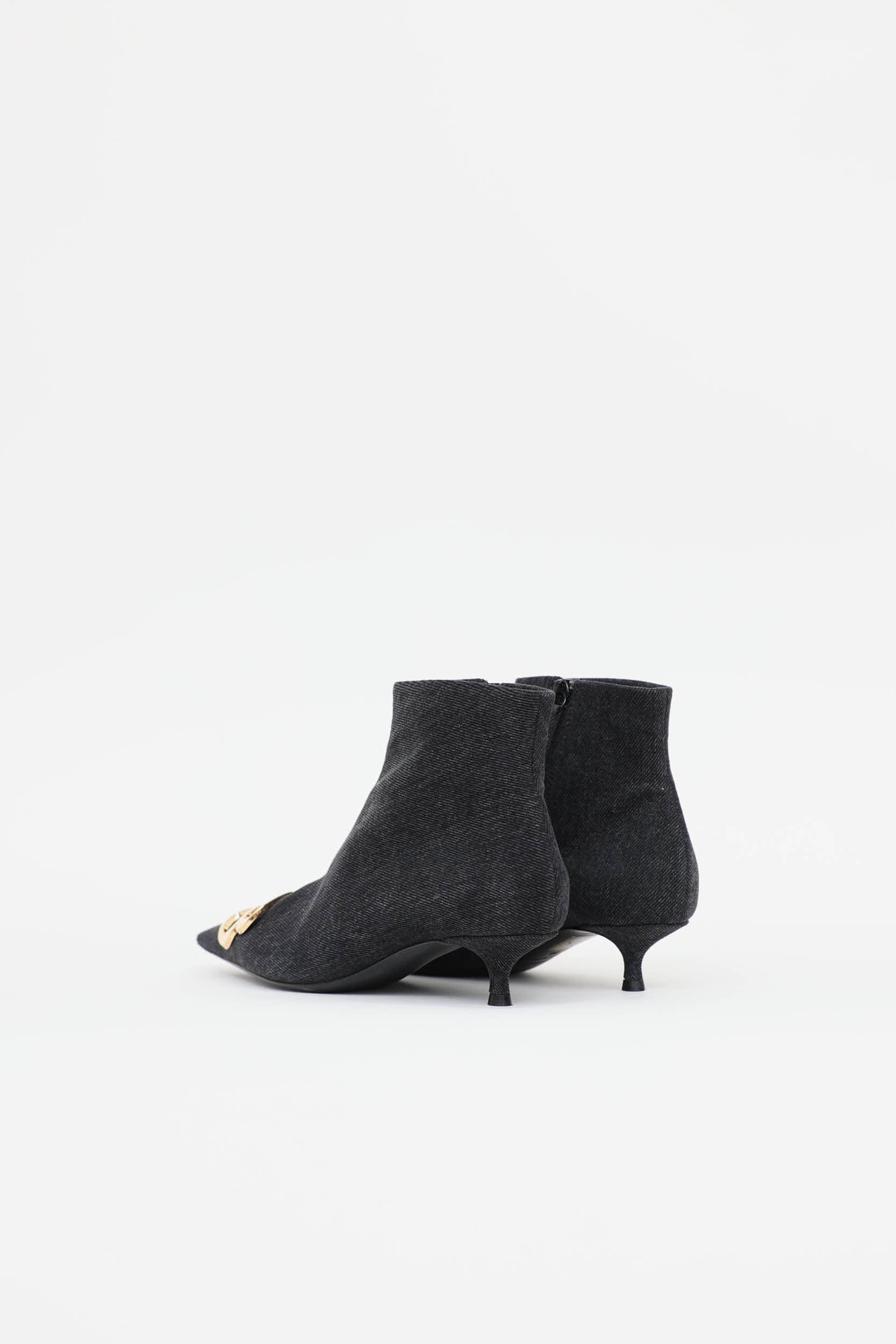 Balenciaga Denim Knife Boot