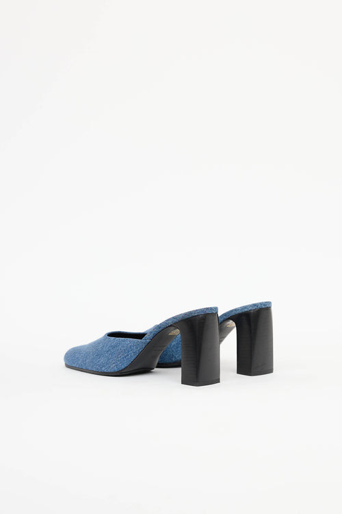 Balenciaga Denim Mule