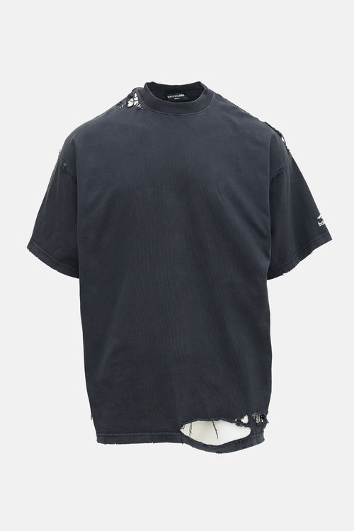 Balenciaga Distressed T-Shirt