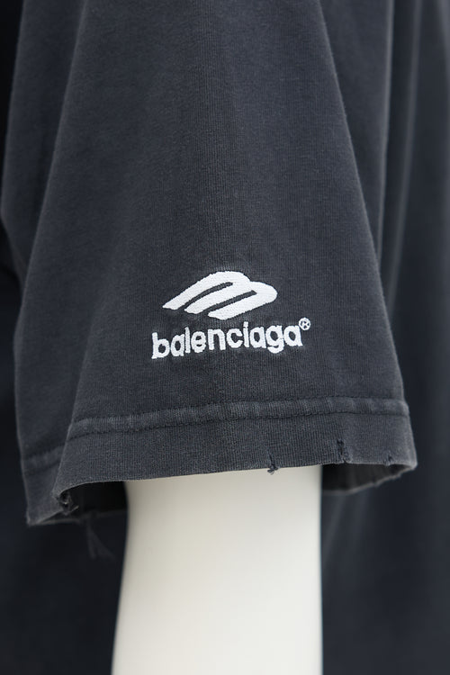 Balenciaga Distressed T-Shirt