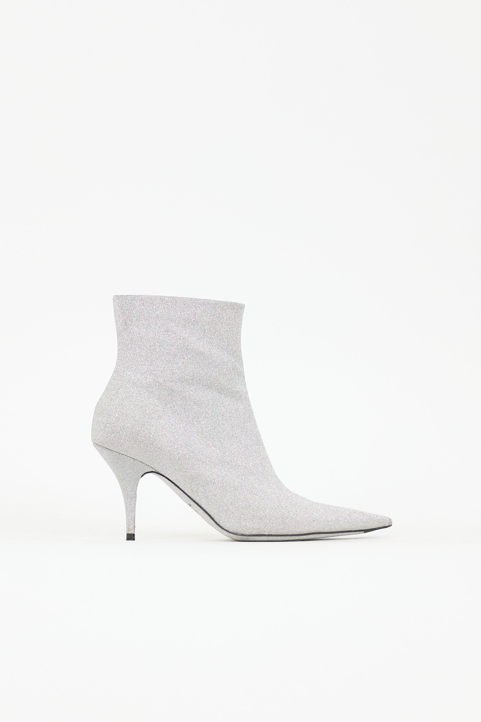 Balenciaga Glitter Knife Ankle Boot