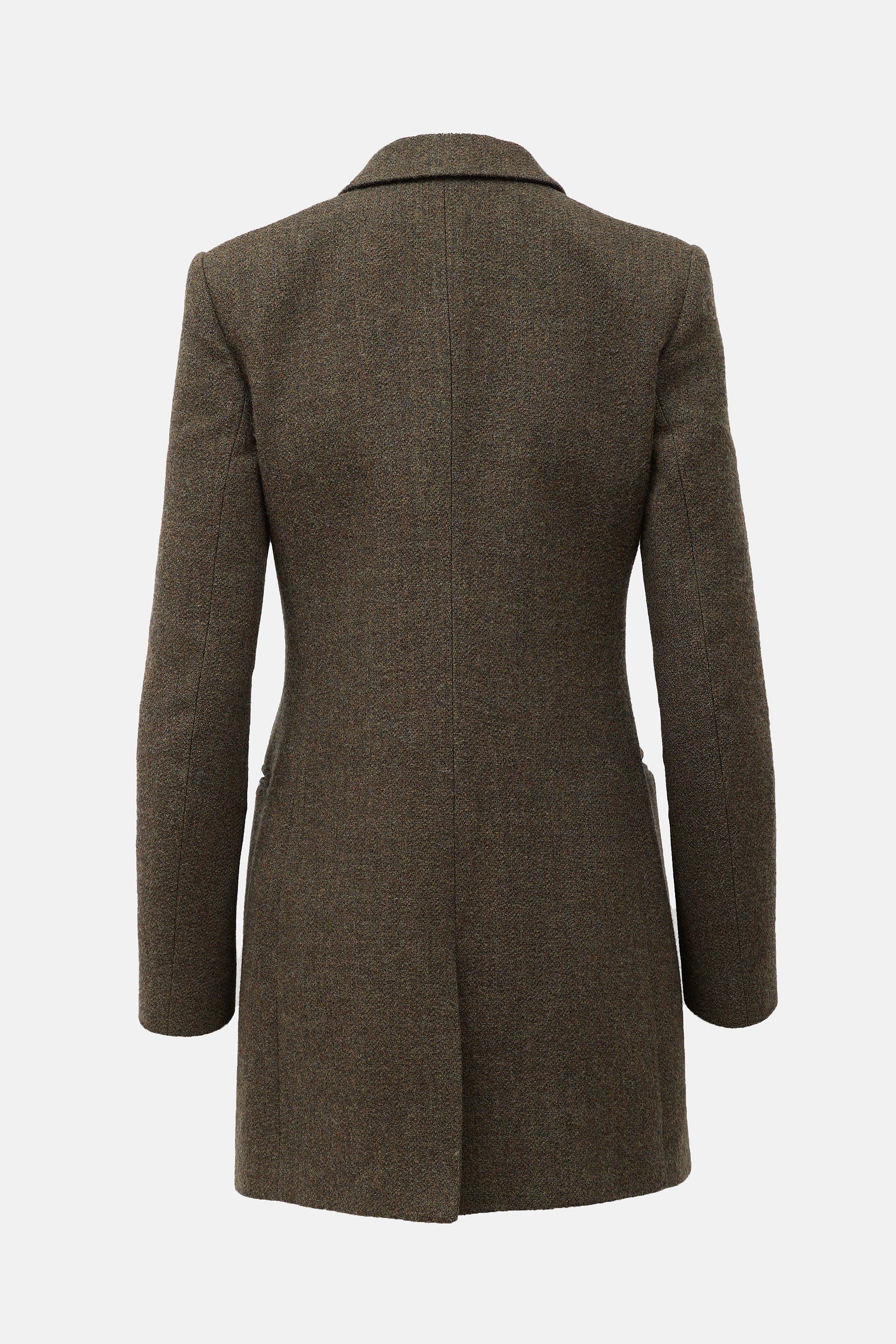 Balenciaga Tweed Double Breasted Coat