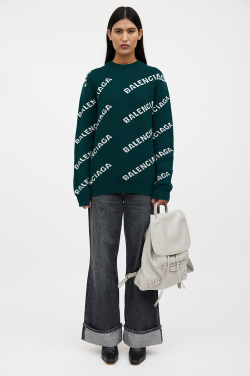 Balenciaga 2016  Metallic Edge Backpack