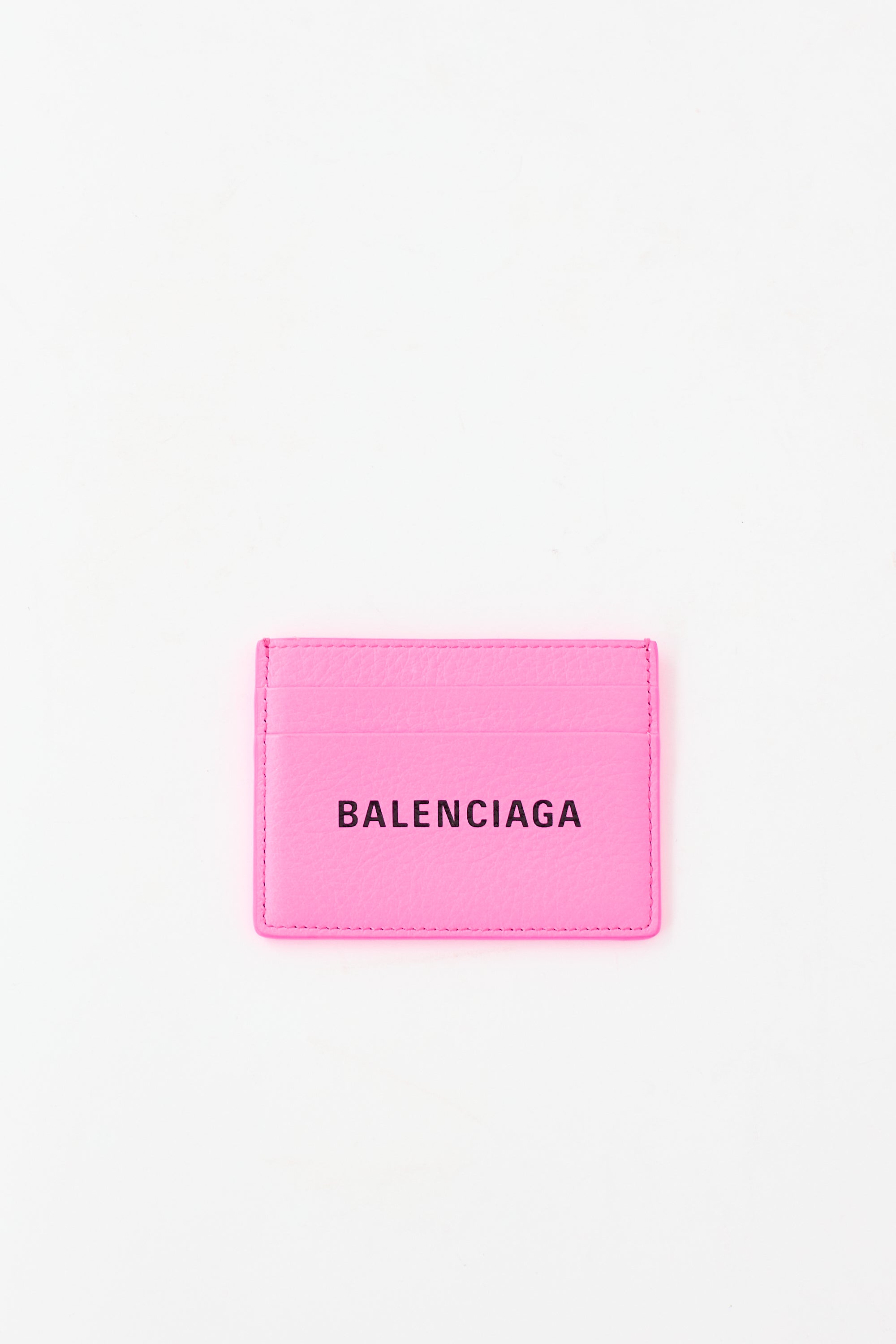 Balenciaga Leather Logo Card Holder