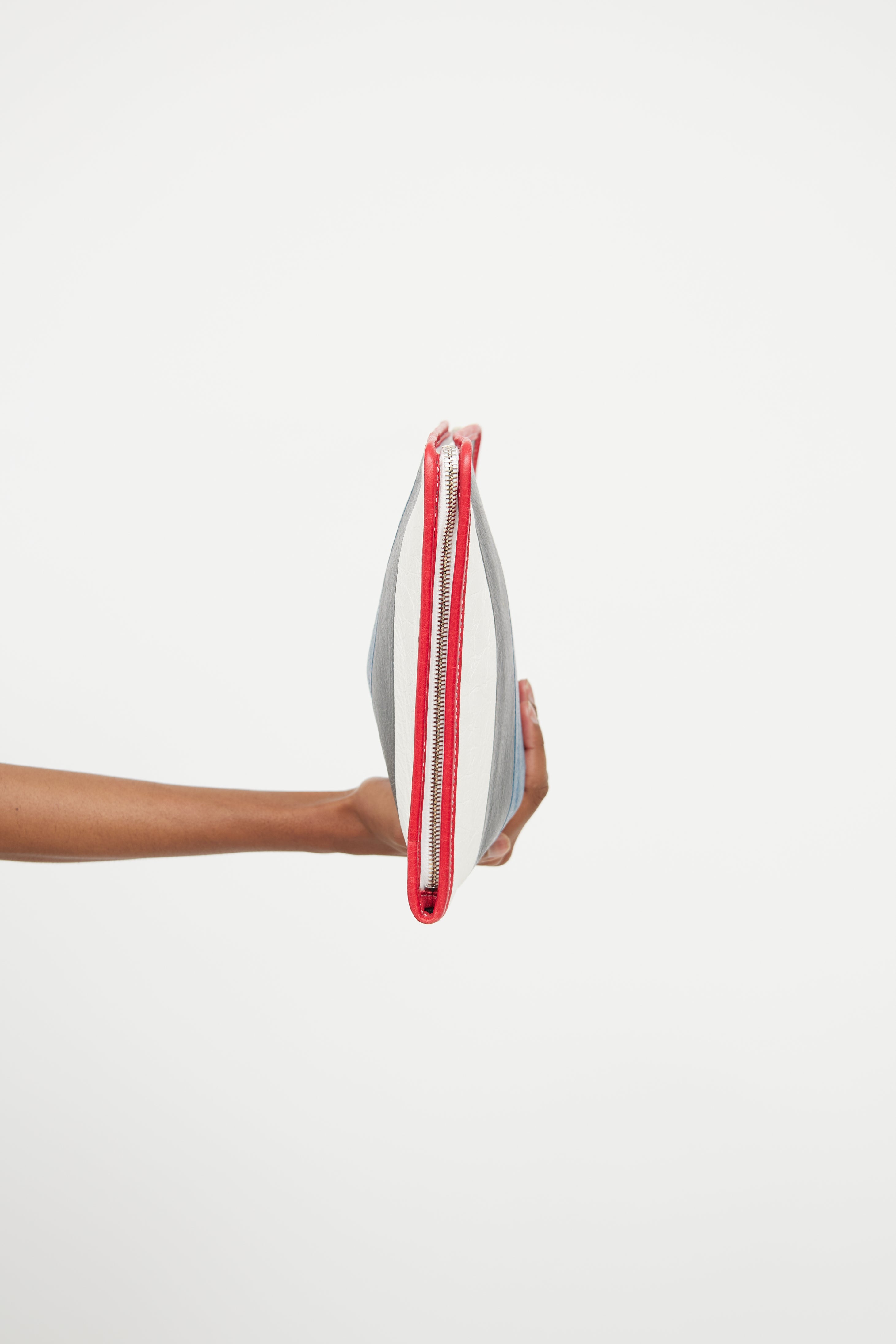 Balenciaga Red & Multi Colour Bazar Pouch