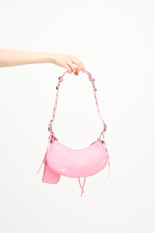 Balenciaga Patent Leather Le Cagole XS Bag
