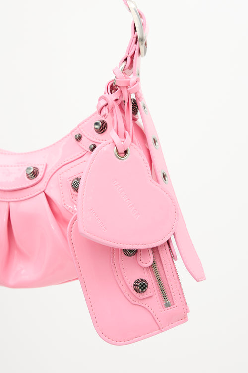 Balenciaga Patent Leather Le Cagole XS Bag