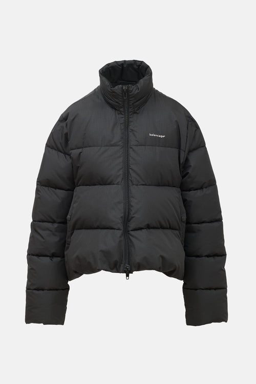 Balenciaga 2019 Logo Puffer Jacket