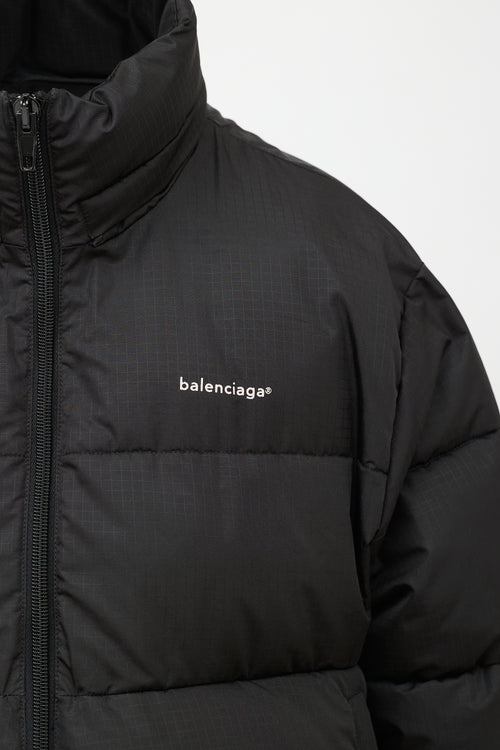 Balenciaga 2019 Logo Puffer Jacket