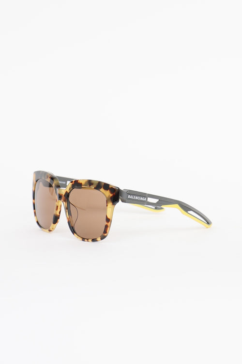 Balenciaga BB0025SA Square Sunglasses