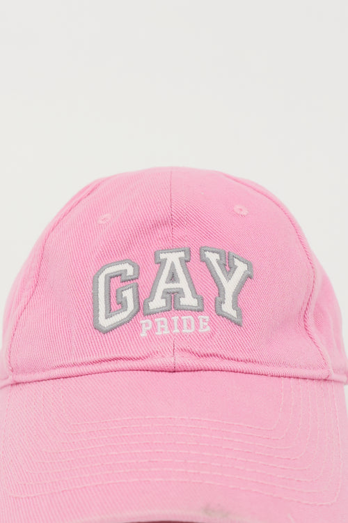 Balenciaga Winter 2021 Pride Baseball Cap