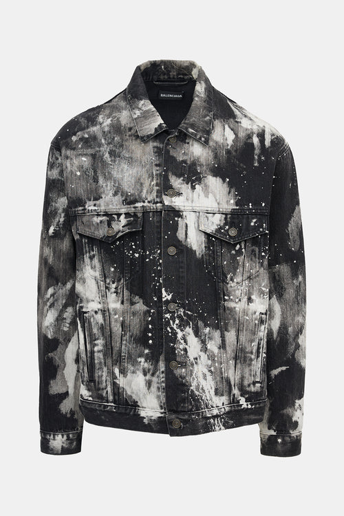 Balenciaga 2019 Bleached Denim Jacket