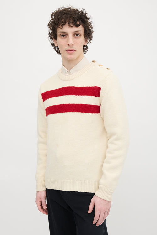 Bally Wool Stripe Sweater