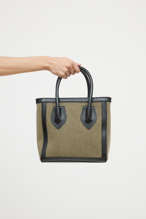 BalmainB-Army Canvas 24 Shopper Tote Bag