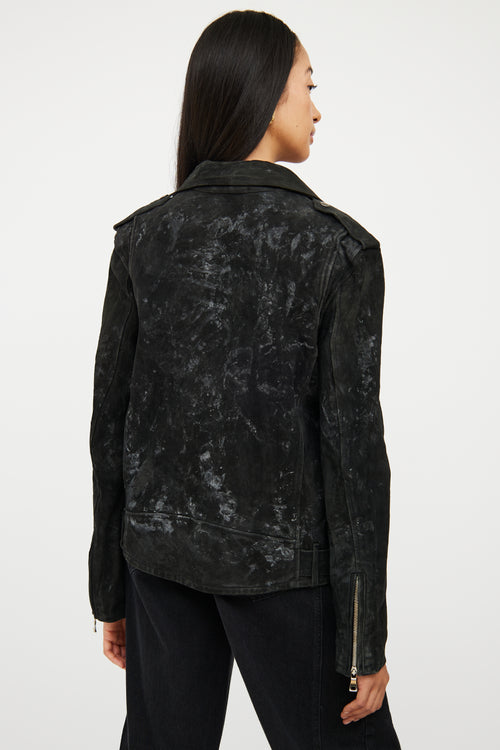 Distressed Moto Jacket