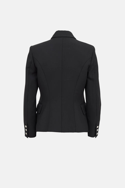 Wool Double Breasted Blazer