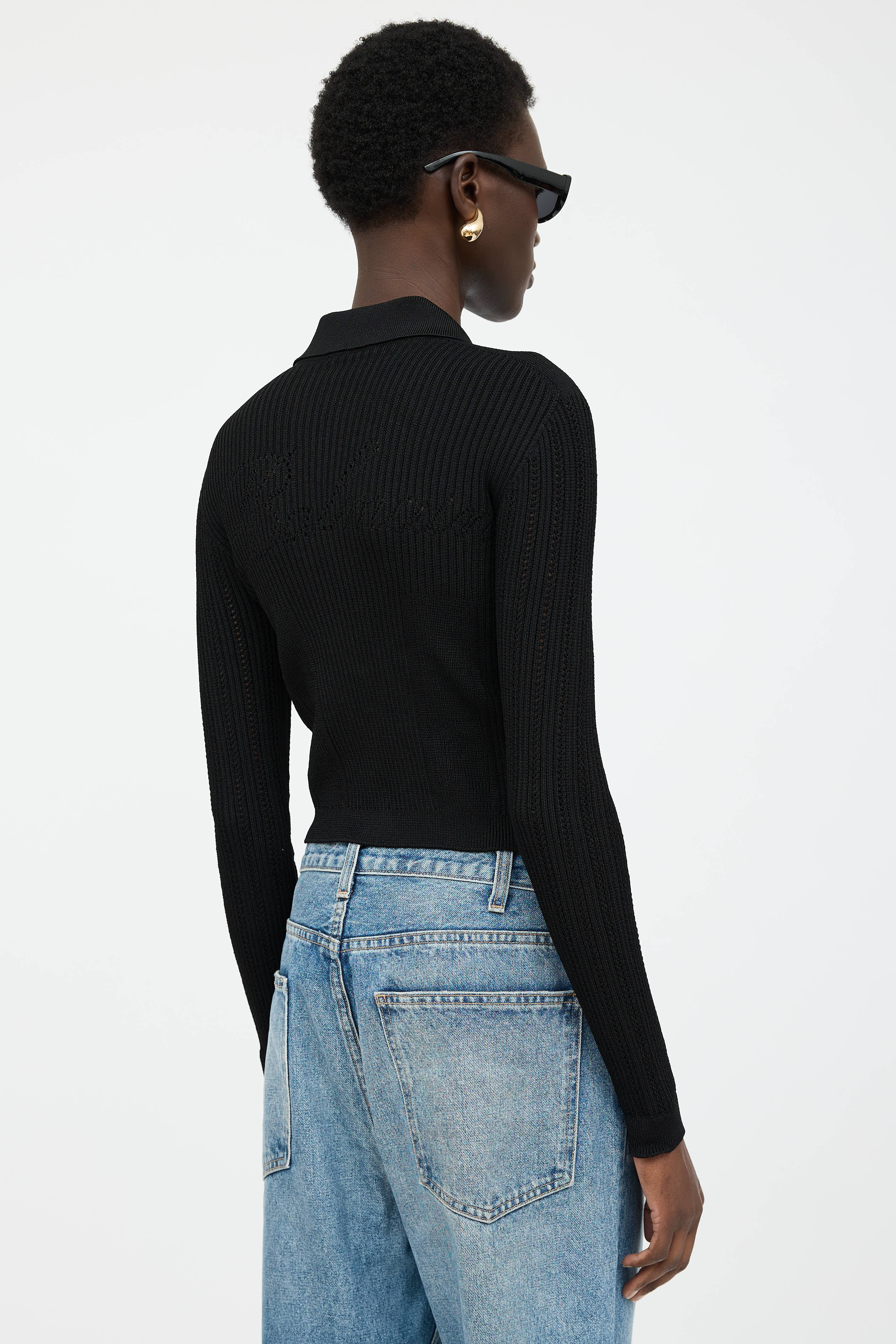 Balmain Knit Rib Cardigan