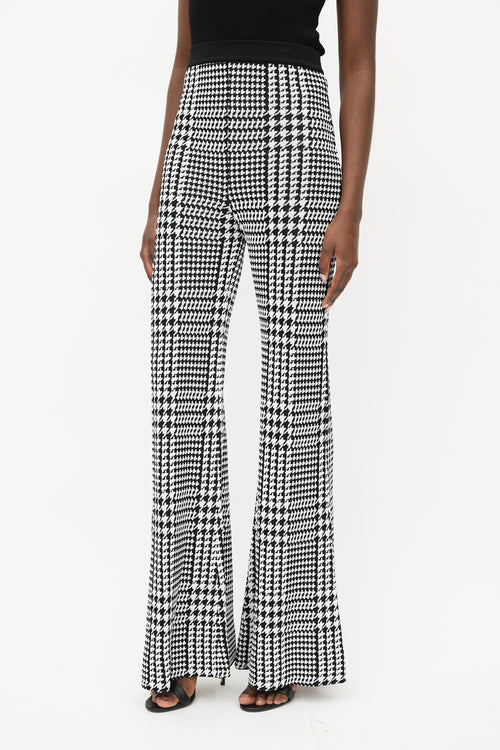 Balmain Black & White Houndstooth Knit Co-Ord Set
