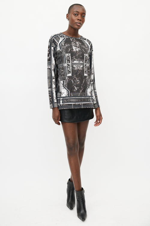 Balmain Black & White Marble Top