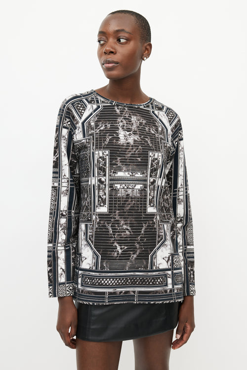 Balmain Black & White Marble Top