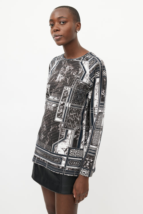 Balmain Black & White Marble Top