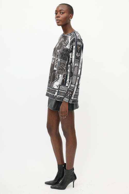 Balmain Black & White Marble Top