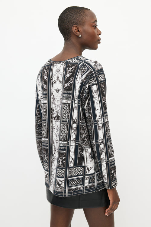 Balmain Black & White Marble Top